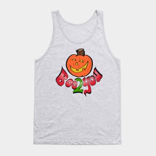 Boo Pumpkin Halloween Tank Top